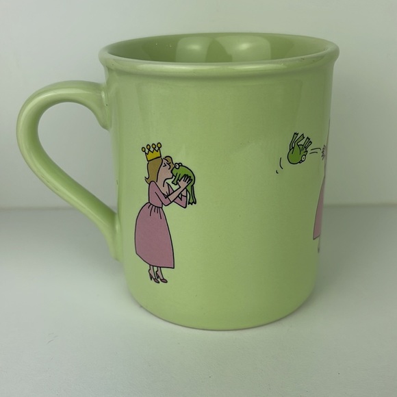 Mugs Hallmark Princess kissing frogs “ever have one of those days” green mug - Picture 2 of 6